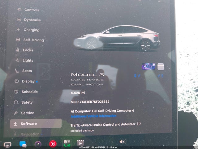 Tesla Model 3 Long Range All-wheel Drive 2025 5YJ3E1EB7SF025352 Image 7