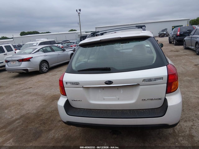 Продаж на аукціоні авто 2006 Subaru Outback 2.5i, vin: 4S4BP61C767347692, номер лоту: 45362232