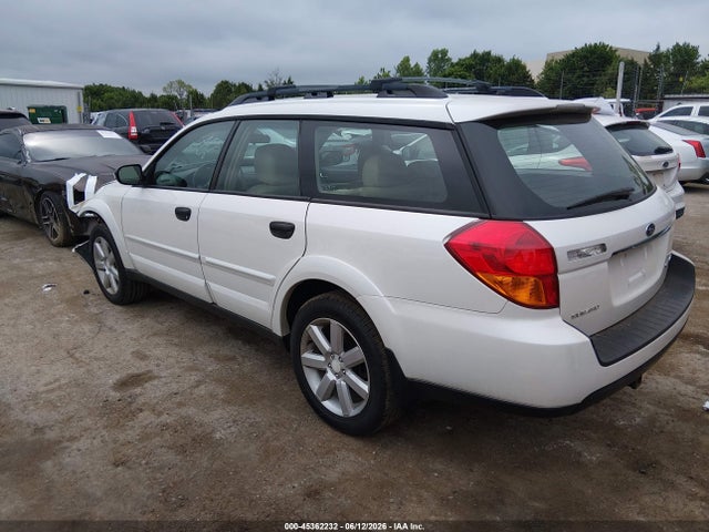 Продаж на аукціоні авто 2006 Subaru Outback 2.5i, vin: 4S4BP61C767347692, номер лоту: 45362232