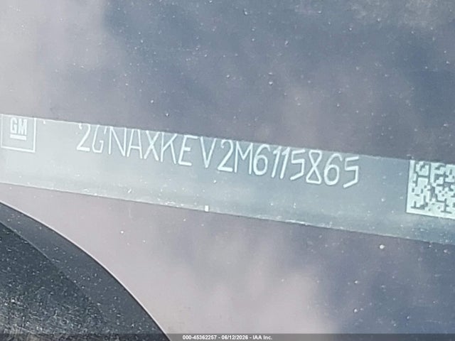 Aukcja sprzedaży 2021 Chevrolet Equinox Fwd Lt, vin: 2GNAXKEV2M6115865, numer aukcji: 45362257
