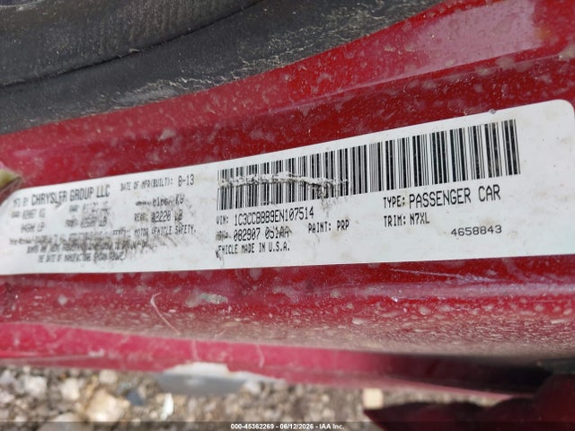 Aukcja sprzedaży 2014 Chrysler 200 Touring, vin: 1C3CCBBB9EN107514, numer aukcji: 45362269