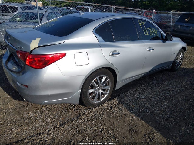 2016 Infiniti Q50 3.0t Premium მანქანა იყიდება აუქციონზე, vin: JN1EV7AR7GM341754, აუქციონის ნომერი: 45362384