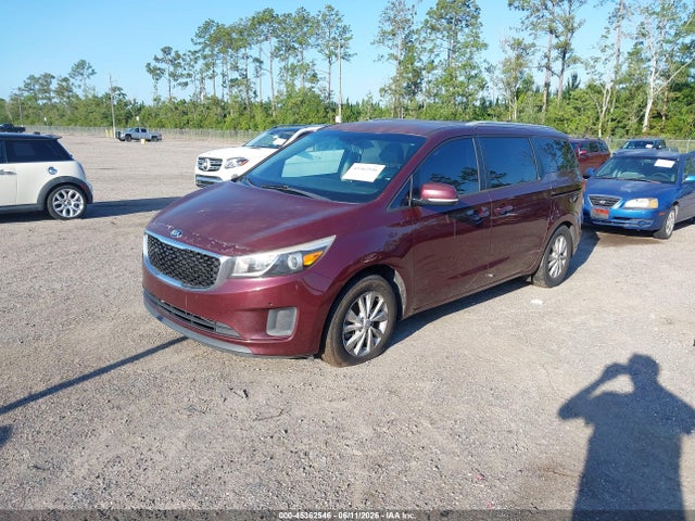 45362546 :رقم المزاد ، KNDMB5C18H6246686 vin ، 2017 Kia Sedona Lx مزاد بيع