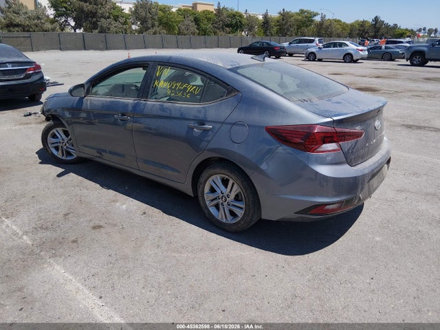 Aukcja sprzedaży 2019 Hyundai Elantra Sel, vin: KMHD84LF4KU823636, numer aukcji: 45362598
