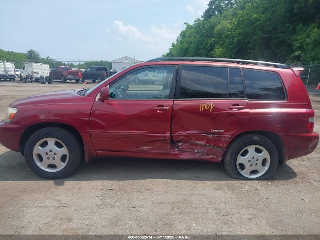 45362614 :رقم المزاد ، JTEEP21A760171241 vin ، 2006 Toyota Highlander Limited V6 مزاد بيع