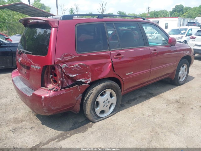 45362614 :رقم المزاد ، JTEEP21A760171241 vin ، 2006 Toyota Highlander Limited V6 مزاد بيع