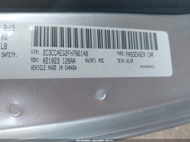 Chrysler 300C 2015 2C3CCAEG2FH786148 Image 9