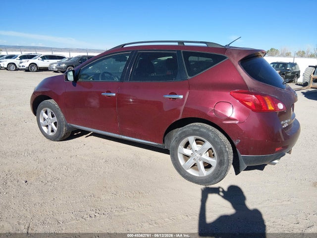 Продажа на аукционе авто 2009 Nissan Murano S, vin: JN8AZ18WX9W100646, номер лота: 45362761