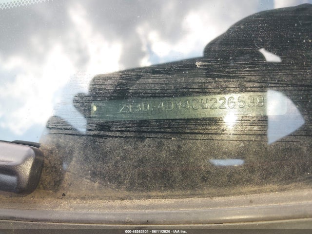 2012 Toyota Rav4 Limited მანქანა იყიდება აუქციონზე, vin: 2T3DF4DV4CW226538, აუქციონის ნომერი: 45362801