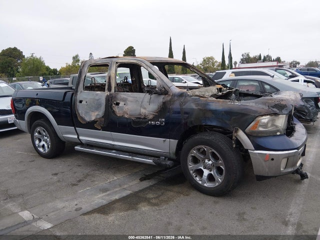 Продажа на аукционе авто 2013 Ram 1500 Laramie, vin: 1C6RR6JT7DS542030, номер лота: 45362841