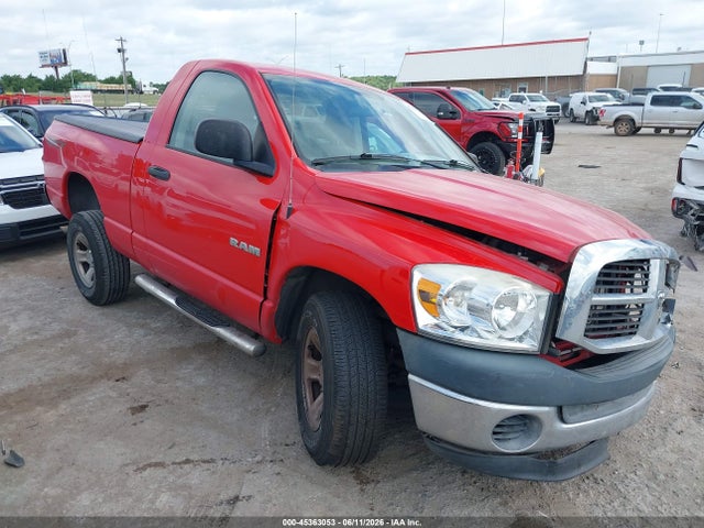 2008 Dodge Ram 1500 St/sxt მანქანა იყიდება აუქციონზე, vin: 1D7HA16K78J147569, აუქციონის ნომერი: 45363053