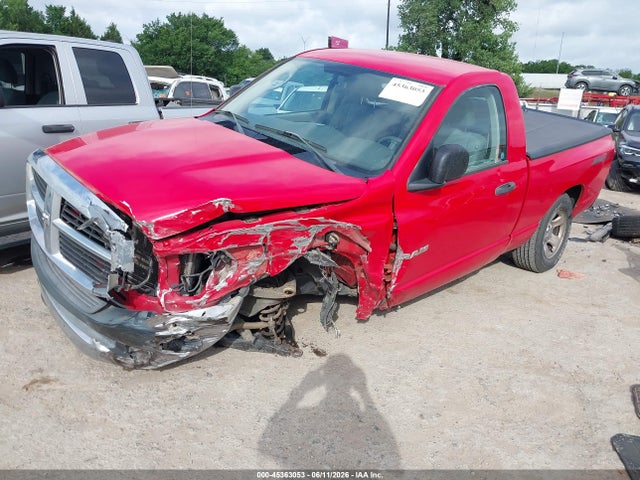 2008 Dodge Ram 1500 St/sxt მანქანა იყიდება აუქციონზე, vin: 1D7HA16K78J147569, აუქციონის ნომერი: 45363053