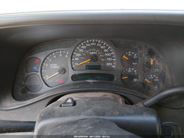 45363249 :رقم المزاد ، 2GTEC19VX31197091 vin ، 2003 Gmc Sierra 1500 Sle مزاد بيع