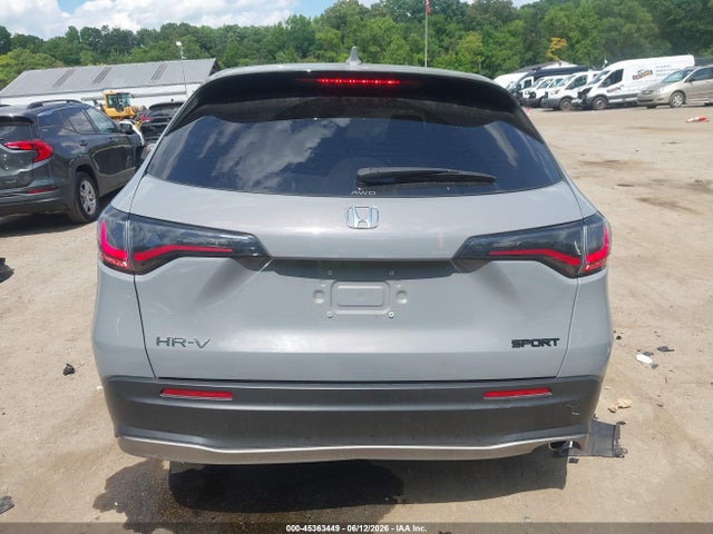 2024 Honda Hr-v Awd Sport/awd Sport W/o Bsi მანქანა იყიდება აუქციონზე, vin: 3CZRZ2H51RM762430, აუქციონის ნომერი: 45363449