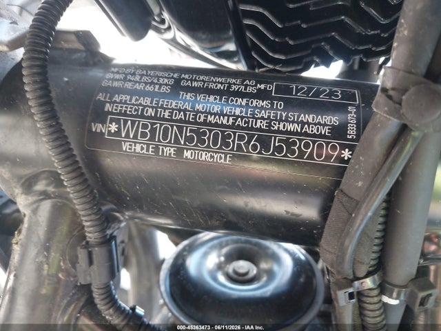 Продажа на аукционе авто 2024 Bmw R 12, vin: WB10N5303R6J53909, номер лота: 45363473