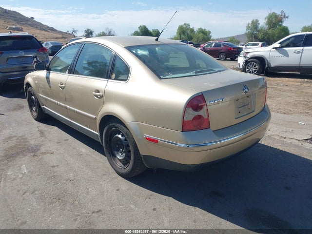 45363477 :رقم المزاد ، WVWPH63B01P207147 vin ، 2001 Volkswagen Passat Gls V6 مزاد بيع