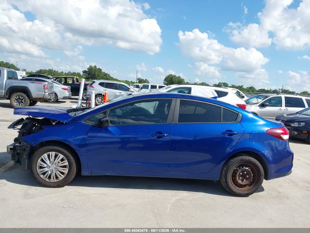 2017 Kia Forte Lx მანქანა იყიდება აუქციონზე, vin: 3KPFK4A76HE137776, აუქციონის ნომერი: 45363478
