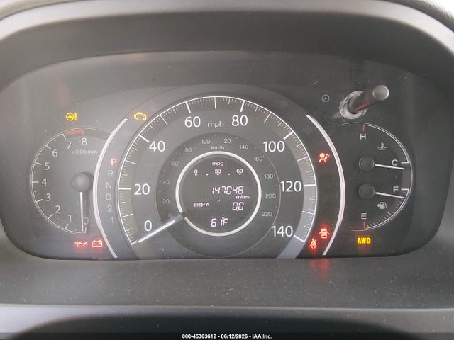 45363612 :رقم المزاد ، 2HKRM4H74DH647384 vin ، 2013 Honda Cr-v Ex-l مزاد بيع