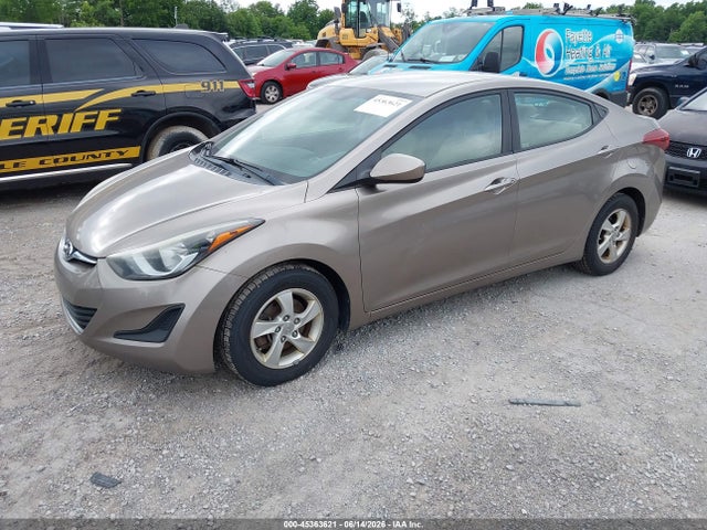 2014 Hyundai Elantra Se მანქანა იყიდება აუქციონზე, vin: 5NPDH4AEXEH520017, აუქციონის ნომერი: 45363621