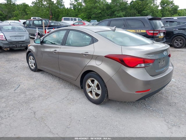 2014 Hyundai Elantra Se მანქანა იყიდება აუქციონზე, vin: 5NPDH4AEXEH520017, აუქციონის ნომერი: 45363621
