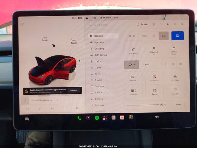 Aukcja sprzedaży 2022 Tesla Model 3 Long Range Dual Motor All-wheel Drive, vin: 5YJ3E1EB0NF232038, numer aukcji: 45363622