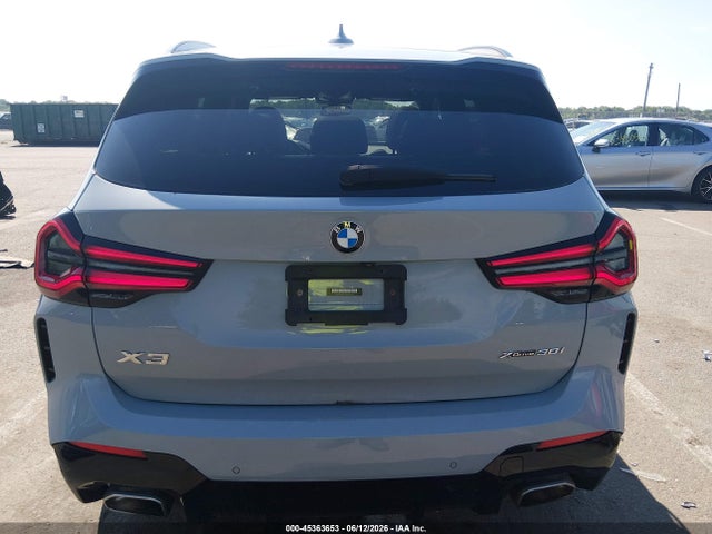 Продаж на аукціоні авто 2022 Bmw X3 Xdrive30i, vin: 5UX53DP01N9K87554, номер лоту: 45363653