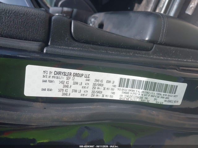 2013 Jeep Grand Cherokee Laredo მანქანა იყიდება აუქციონზე, vin: 1C4RJEAT1DC564349, აუქციონის ნომერი: 45363667