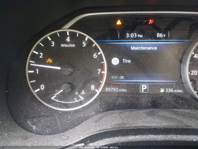 2020 Nissan Maxima Sv Xtronic Cvt მანქანა იყიდება აუქციონზე, vin: 1N4AA6CV7LC369877, აუქციონის ნომერი: 45363793