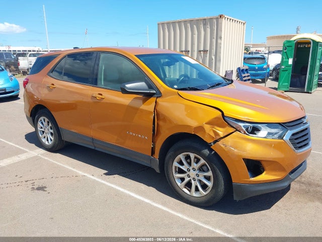 2018 Chevrolet Equinox Ls მანქანა იყიდება აუქციონზე, vin: 2GNAXHEV2J6160173, აუქციონის ნომერი: 45363803