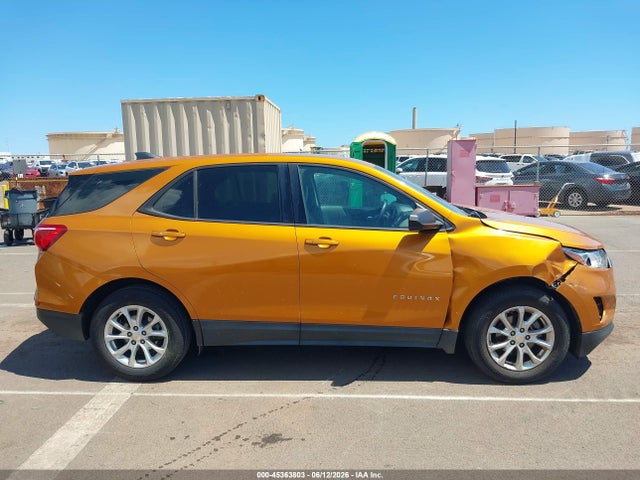 2018 Chevrolet Equinox Ls მანქანა იყიდება აუქციონზე, vin: 2GNAXHEV2J6160173, აუქციონის ნომერი: 45363803