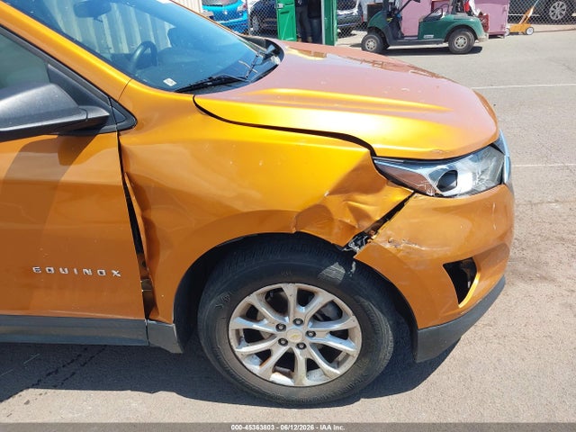 2018 Chevrolet Equinox Ls მანქანა იყიდება აუქციონზე, vin: 2GNAXHEV2J6160173, აუქციონის ნომერი: 45363803