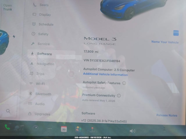 Tesla Model 3 Long Range/mid Range 2018 5YJ3E1EA2JF046194 Image 7