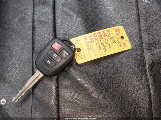 2T1BURHE8EC011438 Toyota COROLLA LE