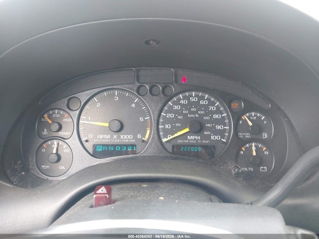 45364352 :رقم المزاد ، 1GNDT13W1W2178230 vin ، 1998 Chevrolet Blazer Lt مزاد بيع