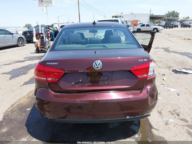 Продаж на аукціоні авто 2014 Volkswagen Passat 2.0l Tdi Se, vin: 1VWBN7A30EC072203, номер лоту: 45364470