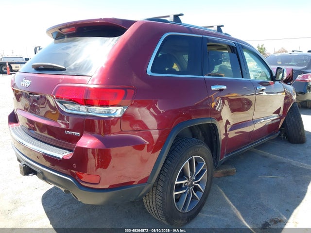 2020 Jeep Grand Cherokee Limited 4x4 მანქანა იყიდება აუქციონზე, vin: 1C4RJFBG8LC434008, აუქციონის ნომერი: 45364572