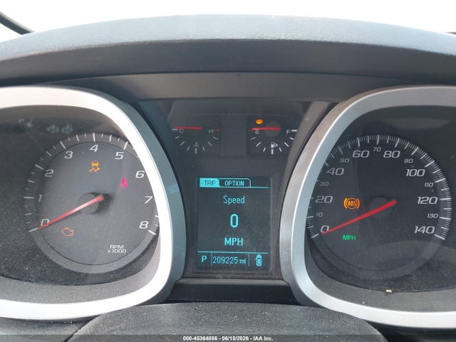 45364856 :رقم المزاد ، 2GNALFEK9D6431434 vin ، 2013 Chevrolet Equinox Ltz مزاد بيع