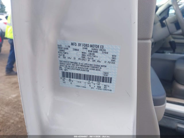 Aukcja sprzedaży 2009 Ford Escape Xlt, vin: 1FMCU93789KA99758, numer aukcji: 45364887