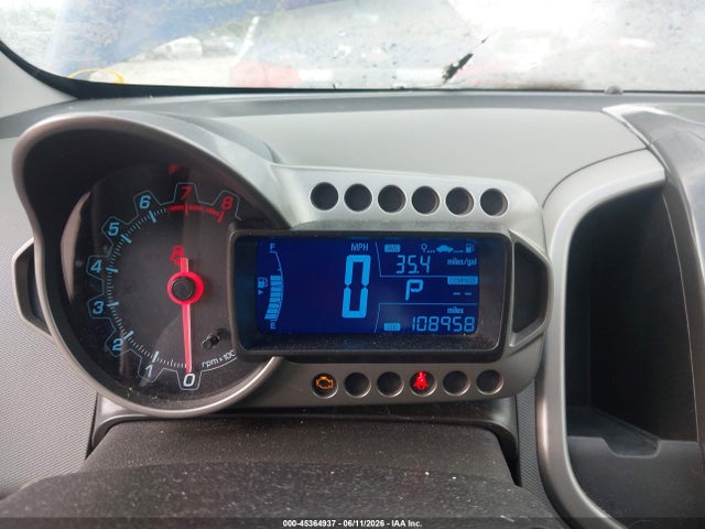 45364937 :رقم المزاد ، 1G1JE6SB4E4216336 vin ، 2014 Chevrolet Sonic Ltz Auto مزاد بيع