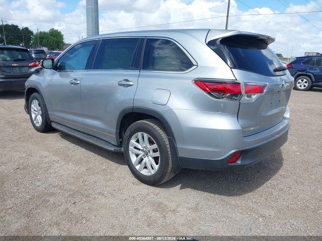 2016 Toyota Highlander Le V6 მანქანა იყიდება აუქციონზე, vin: 5TDZKRFHXGS153155, აუქციონის ნომერი: 45364997