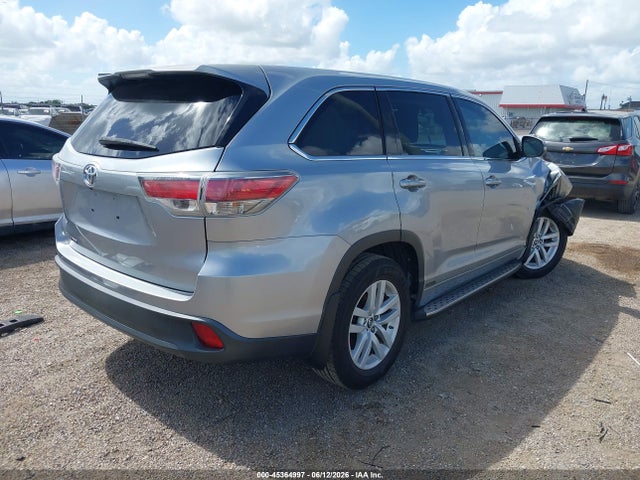 2016 Toyota Highlander Le V6 მანქანა იყიდება აუქციონზე, vin: 5TDZKRFHXGS153155, აუქციონის ნომერი: 45364997
