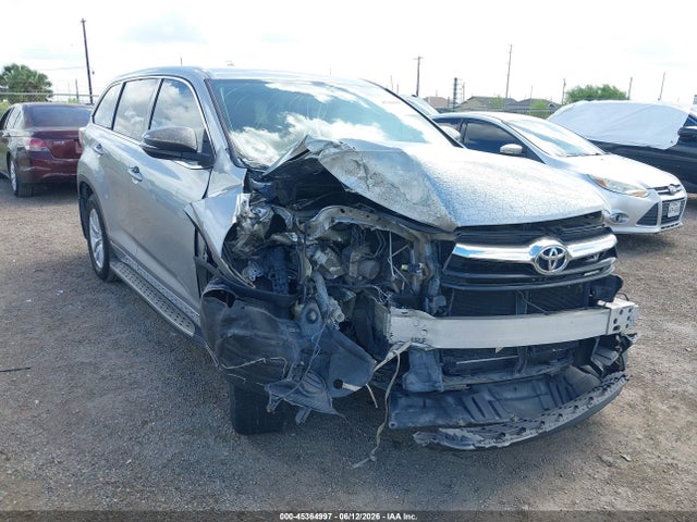 2016 Toyota Highlander Le V6 მანქანა იყიდება აუქციონზე, vin: 5TDZKRFHXGS153155, აუქციონის ნომერი: 45364997