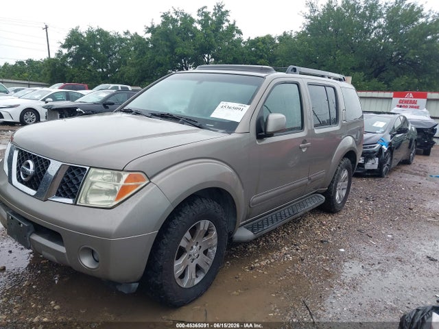 Продаж на аукціоні авто 2007 Nissan Pathfinder Le, vin: 5N1AR18UX7C622570, номер лоту: 45365091