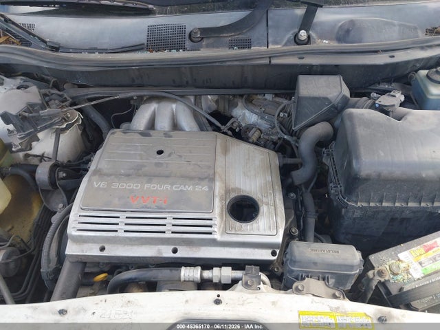 Aukcja sprzedaży 2000 Lexus Rx 300, vin: JT6GF10U5Y0074538, numer aukcji: 45365170