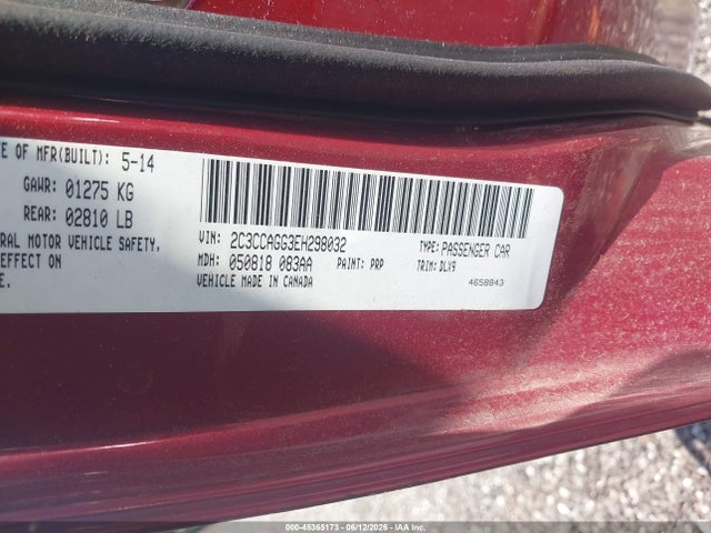 Продаж на аукціоні авто 2014 Chrysler 300 300s, vin: 2C3CCAGG3EH298032, номер лоту: 45365173