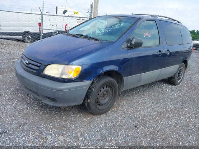 2002 Toyota Sienna Le მანქანა იყიდება აუქციონზე, vin: 4T3ZF13C42U419629, აუქციონის ნომერი: 45365280