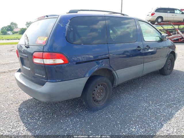 2002 Toyota Sienna Le მანქანა იყიდება აუქციონზე, vin: 4T3ZF13C42U419629, აუქციონის ნომერი: 45365280