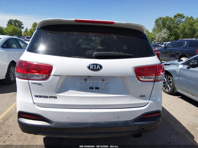 2016 Kia Sorento 2.4l Lx მანქანა იყიდება აუქციონზე, vin: 5XYPGDA39GG057487, აუქციონის ნომერი: 45365436