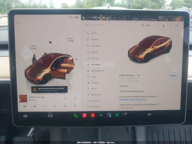 Продажа на аукционе авто 2024 Tesla Model Y Long Range Dual Motor All-wheel Drive, vin: 7SAYGDEE6RA245443, номер лота: 45365501