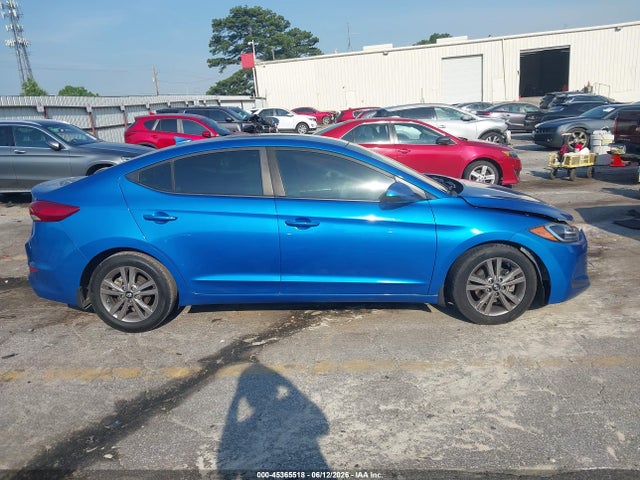 45365518 :رقم المزاد ، KMHD84LF3JU657334 vin ، 2018 Hyundai Elantra Sel مزاد بيع